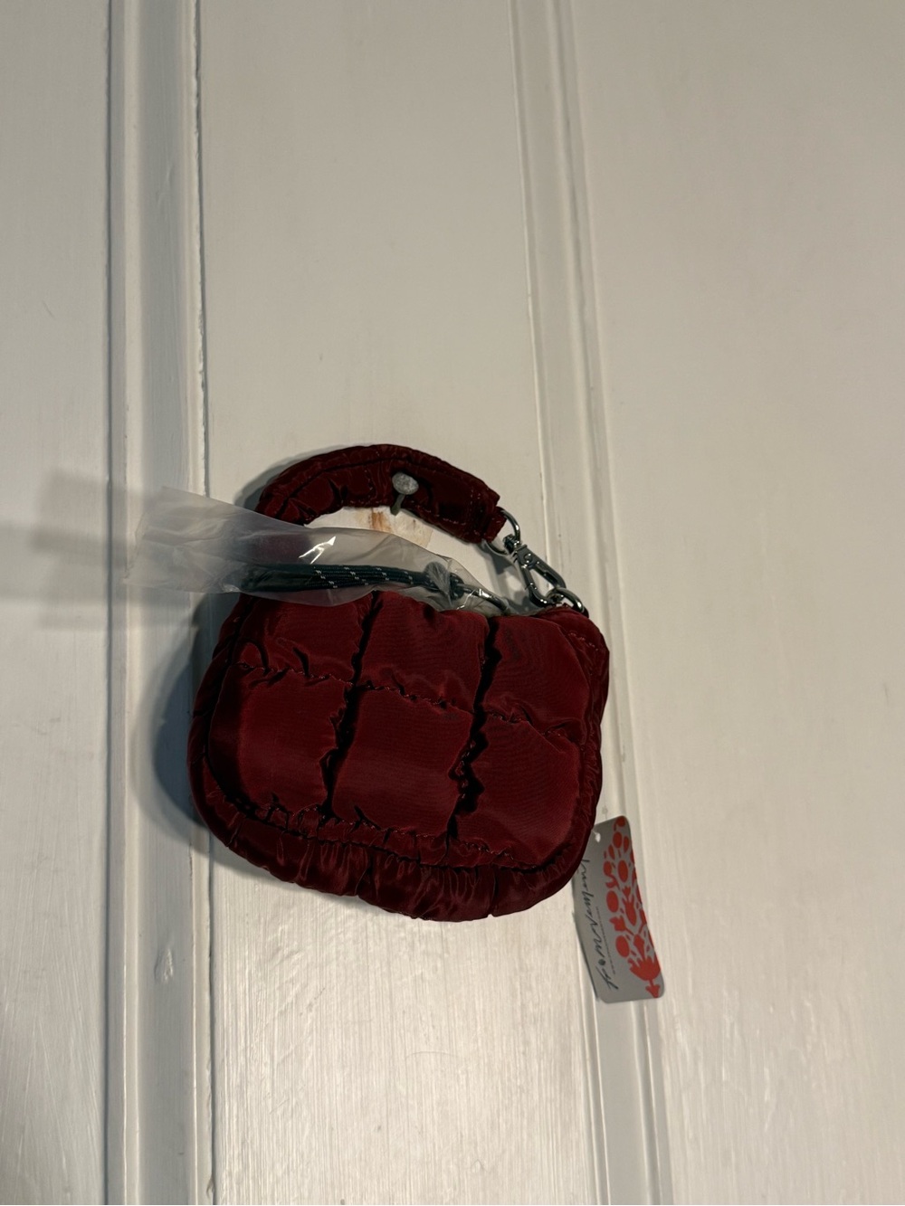 Quilted mulberry Mini Tote Bag - Unbranded